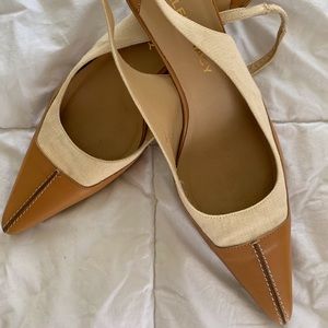 Ellen Tracy Sling Back Shoes